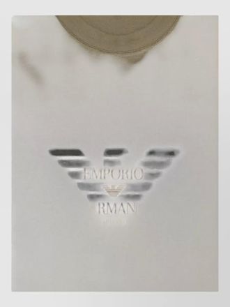Emporio Armani logo print crew neck short sleeve t-shirt