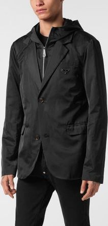 Philipp Plein Blazer Hoodie Gigolo Fit Men in Black at Nordstrom, Size Xxx-Large