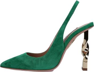 Aquazzura Twist Sling 105 - Dames - Pumps - Groen - 39 EU - Su&egrave;de - Schoenen