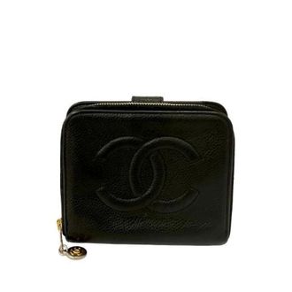 Chanel Pre-owned Wallets, female, Black, Size: ONE SIZE Pre-owned Caviar Leather Wallet