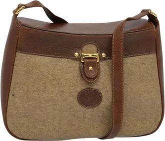 Gucci Pre-owned Leather gucci-bags - Dames - Vintage Schoudertas - Bruin - ONE Size - Leer - Vintage