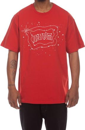 Icecream Star Gazing Cotton Graphic T-Shirt in Pompeian Red at Nordstrom, Size Xx-Large