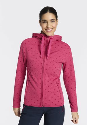 F.lli Campagnolo Fleecejacke CMP, Damen, Gr. 34, magenta meliert, Obermaterial: 90% Polyester, 10% Elasthan, Jacken Fleecejacke, f&uuml;r Wanderungen, f&uuml;r vielseitige Aktiv