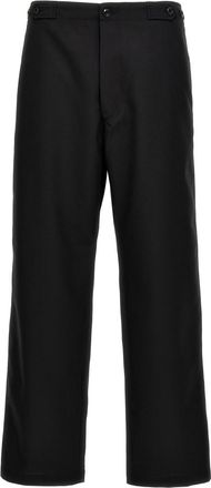 Cellar Door Black Straight Flat Front Pants