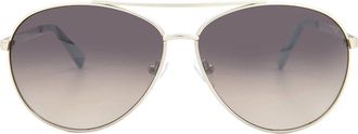 Kenneth Cole Brown Mirror Pilot Mens Sunglasses KC00033 33G 63