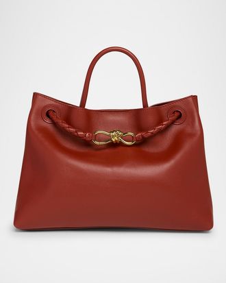 Bottega Veneta Medium Andiamo Leather Shoulder Bag