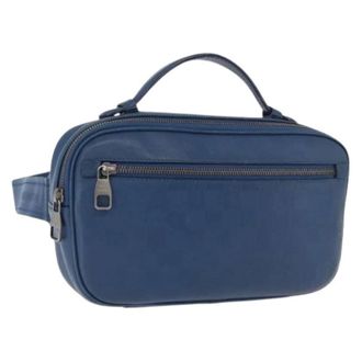 Louis Vuitton Pre-owned Belt Bags, female, Blue, Size: ONE SIZE Pre-owned Damier Infini Shoulder Bag