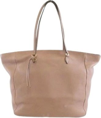 Gucci Pre-owned Tote Bags, female, Pink, Size: ONE SIZE Pre-owned Leather Shoulder Bag