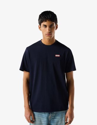 Hunter Mens Hunter Red Label Essentials Mens Logo T-Shirt - Night Sky - Navy - Size: 40