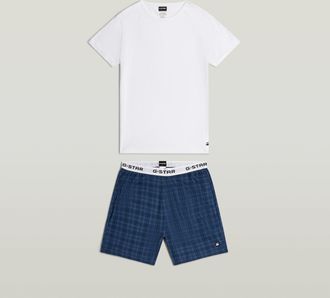 G-Star Tee en Short Pyjama Set - Meerkleurig - Heren