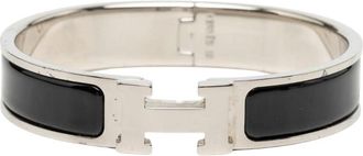Herm&egrave;s Pre-owned Hermes Narrow Enamel Clic H Bracelet PM Ladies SXCKB2F5TYX5L7C8