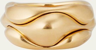 VRAM Yellow Gold Cayrn Ring, Size 6.5