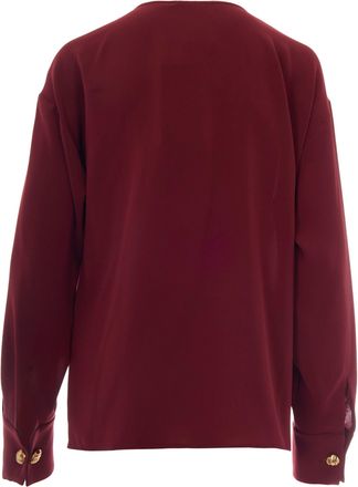 Max Mara Womens Blouse Ottimo Ruby Triacetate Blouses Shirt