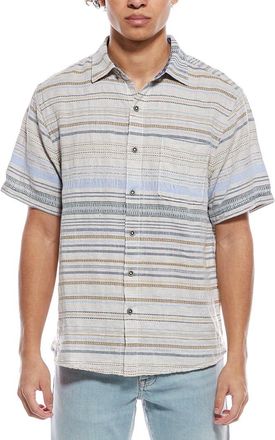 Tommy Bahama Santa Marta Stripe Linen-Blend Shirt