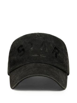 Golden Goose star logo baseball cap - Black
