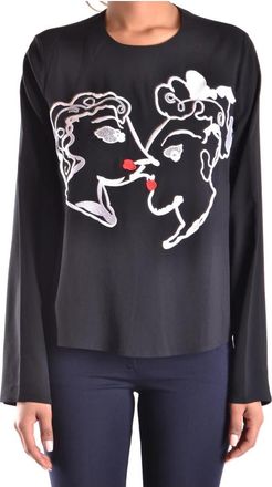 Msgm Blouse - Dames - Blouses - Zwart - S - Overhemden
