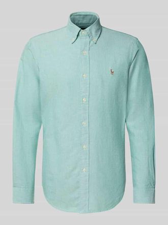 Polo Ralph Lauren Regular Fit Freizeithemd mit Logo-Stitching Modell Cub in Gruen, Gr&ouml;&szlig;e XL