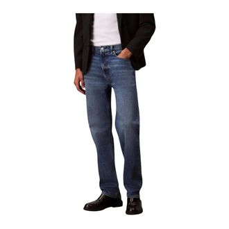 Calvin Klein Jeans Klassieke Jeans met Rits en Knopen - Heren - Jeans - Blauw - Maat: W33 L32 Katoen