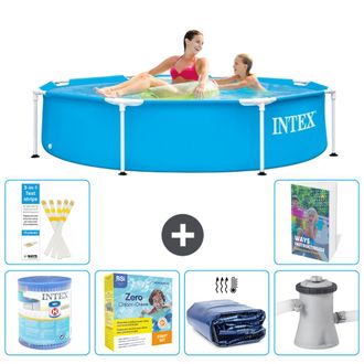 Intex Piscina Con Estructura Redonda - 244x51 Cm - 7-piezas S50
