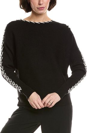 T Tahari Horizontal Rib Sweater