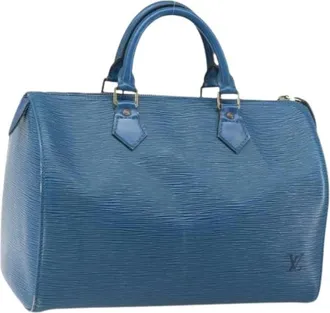 Louis Vuitton Pre-owned Handbags, female, Blue, Size: ONE SIZE Pre-owned Handbag