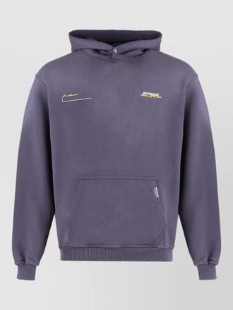 Represent cotton oversized logo print hoodie