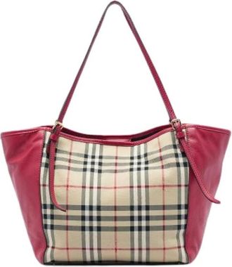 Burberry Pre-owned Canterbury Tote Bag - Dames - Vintage Shopper - Veelkleurig - ONE Size - Vintage