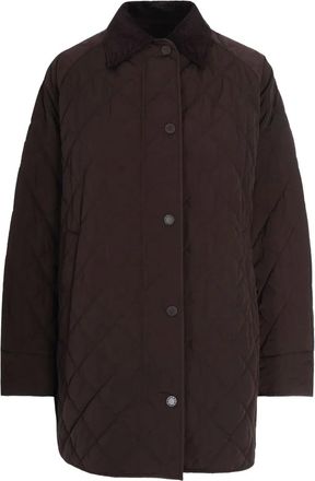 Max Mara quilted buttoned jacket - Brown