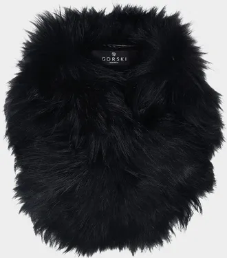 Gorski Select Lamb Shearling Pull-Through Scarf
