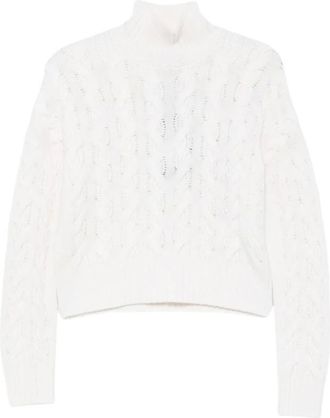 Max Mara Mstcosmo Sweater - Knitwear - Mujer - Blanco - M