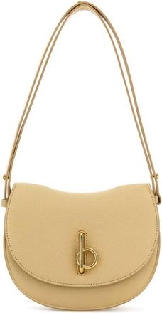 Burberry Sand Leather Small Rocking Horse Shoulder Bag