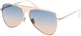 Tom Ford FT0935 28W Rose Gold/Gradient Blue