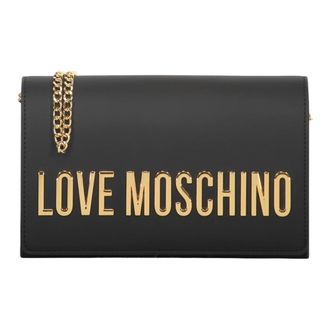 Love Moschino Logo-lettering Crossbody Bag - female - Love Moschino - Cross Body Bags - Black - ONE SIZE - Bags