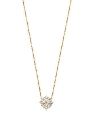 Sara Weinstock Yellow Gold Diamond Floral Necklace - women - 18kt Yellow Gold/Diamond - One Size