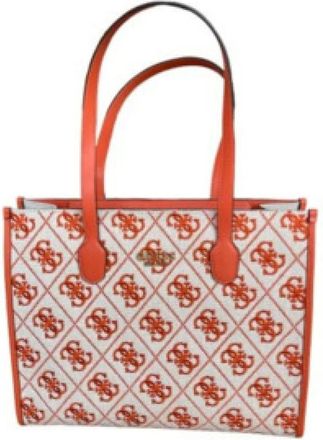 Guess Dames, Tassen, Oranje, Maat: ONE Size