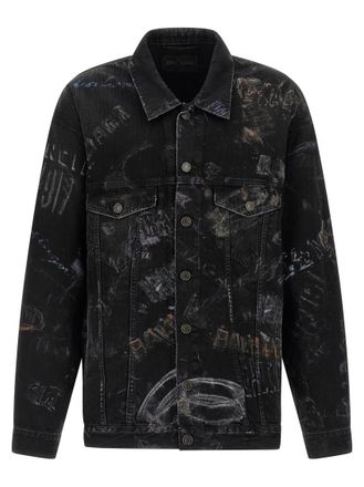 Balenciaga Black Shirt Collar Jackets