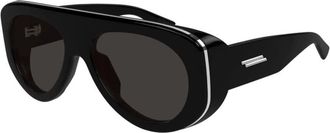 Bottega Veneta Mens Black Geometric Sunglasses BV1362S 001