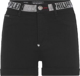 Philipp Plein Denim High Waist Hot pants Philipp Plein TM