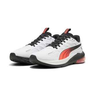 Puma Laufschuh PUMA X-CELL LIGHTSPEED, Herren, Gr. 41, weiss (puma wei&szlig;, glowing rot), Textil, Schuhe Laufschuh