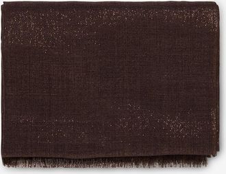 Brunello Cucinelli Glitzernde Stola aus Kaschmirmix