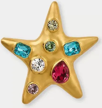 Lilly Pulitzer Kenneth Jay Lane Gem Encrusted Star Pin