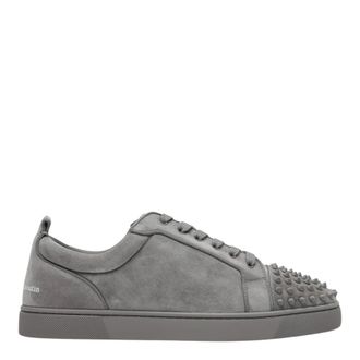 Christian Louboutin Heren, Schoenen, Grijs, Maat: 43 EU Leer