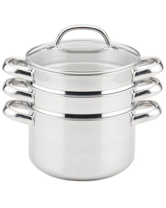 Prestige Stainless Steel Steamer Set With Bonus Steamer Basket 4qt