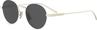 Celine Celine - Metalen Zonnebril - unisex - Accessoires - Beige - Maat: 49 MM