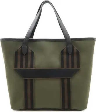 Herm&egrave;s Pre-owned Hermes Toile Militaire and Clemence Pursangle Tote Ladies BPWUFFTN29TMZK8Z