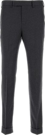 Pantaloni Torino Stretch wollen broek in donkergrijs - Heren - Nette broeken - Grijs - M - Wol - Broeken
