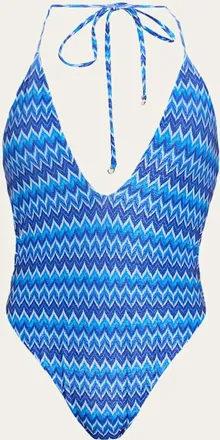 Ramy Brook Wave Electra One-Piece Swimsuit