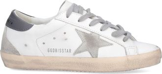 Golden Goose White Super Star Leather Sneakers