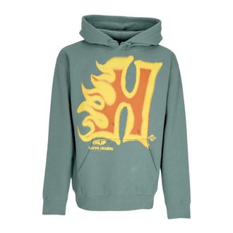 HUF Hoodies, male, Green, Size: L Sage Hoodie with Kangaroo Pocket