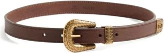 Valentino Garavani Belts, male, Brown, Size: 100 CM VLogo Signature Belt